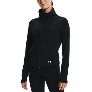 NEW UNDER ARMOUR women's meridian jacket in black / metallic silver